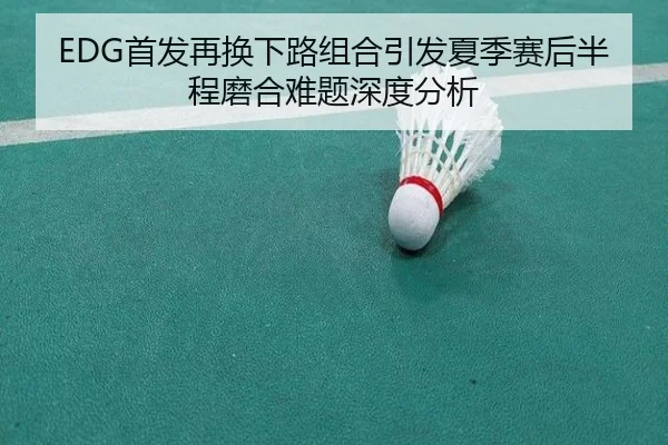 EDG首发再换下路组合引发夏季赛后半程磨合难题深度分析
